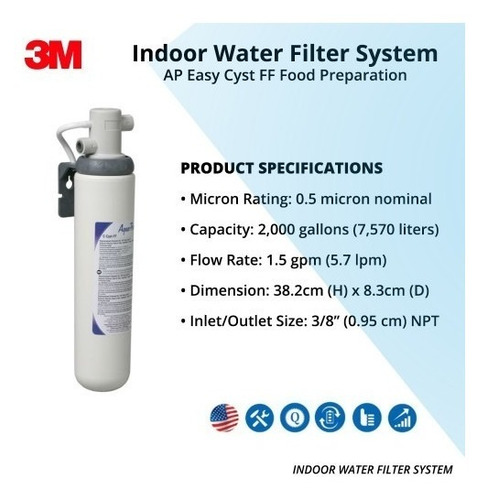 3m - Filtro De Agua Purificador 3m, Compatible Family, Share