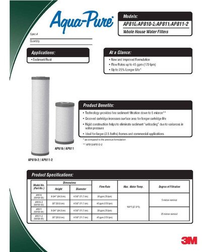 3M-S-AP810-05_4 Finefilt - El Mejor Filtro De Agua Para La Casa (tinaco) Cartucho Ap811