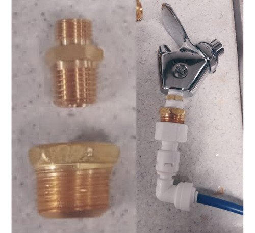 Welltek - Adaptador Grifo Bebedero 1/4-1/2  No Incluye Grifo (4 Pzas)