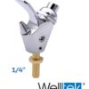 Welltek - Adaptador Grifo Bebedero 1/4-1/2  No Incluye Grifo (4 Pzas)