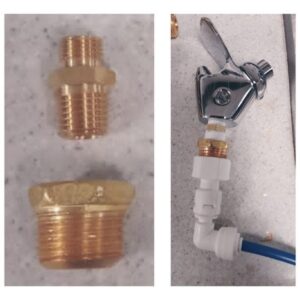 Welltek - Adaptador Para Grifo Bebedero De 1/4 A 1/2  No Incluye Grifo