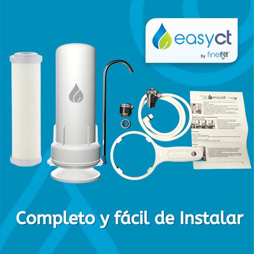 Finefilt - Filtro De Agua Doméstico Purificador Agua Casa Sobre Tarja