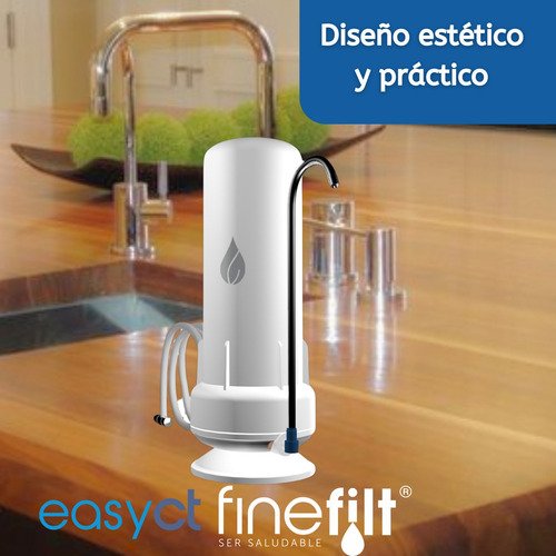 Finefilt - Filtro De Agua Doméstico Purificador Agua Casa Sobre Tarja