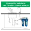 Finefilt - Filtro De Agua Purificador De Agua Doméstico Ecofilt Casa Color Azul