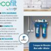 Finefilt - Filtro De Agua Purificador de agua para casa Doméstico Ultra-filtración Ecofilt color Blanco