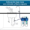 Finefilt - Filtro De Agua Purificador de agua para casa Doméstico Ultra-filtración Ecofilt color Blanco