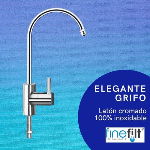 Finefilt - Filtro De Agua Purificador de agua para casa Doméstico Ultra-filtración Ecofilt color Blanco