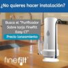 Finefilt - Filtro De Agua Purificador de agua para casa Doméstico Ultra-filtración Ecofilt color Blanco