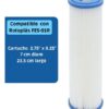 Finefilt - Filtro Agua Cartucho Repuesto Compatible Con Rotoplas Paso 1 Color Blanco