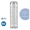 Finefilt - Cartucho Para Filtro Agua Antisarro-2510 Polifosfatos Elimina Sarro Color Transparente