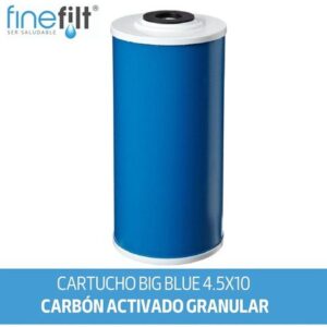 Finefilt - Cartucho Filtro De Agua Carbón Activado Gac Big Blue 4.5x10