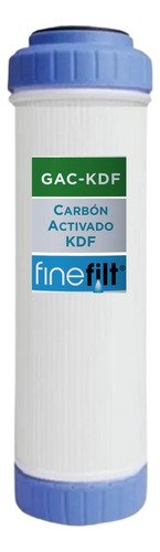 FFC-GACKDF-2510_1 Finefilt - Cartucho Repuesto Filtro Agua Kdf-carbón Activado 2.5x10