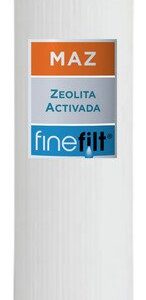 Finefilt - Cartucho Repuesto Filtro Agua Zeolita Metales Pesados 2.5x10