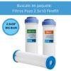 Finefilt - Cartucho Repuesto Filtro Agua Zeolita Metales Pesados 2.5x10