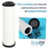 Finefilt - Cartucho Purificador Compatible Pura Foset Doulton Color Blanco