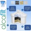Finefilt - Filtro Agua Alcalino Repuesto Compatible Jarra (2 Cartuchos)