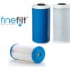 Finefilt - 3 Cartuchos De Repuesto Para Filtros De Agua Triple 4.5 X10