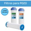 Finefilt - 3 Cartuchos De Repuesto Para Filtro-agua De Pozo  2.5 X10