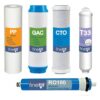 Finefilt - Kit Completo De Repuestos Para Osmosis Inversa 50 A 100 Gal