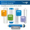 Finefilt - Kit Completo De Repuestos Para Osmosis Inversa 50 A 100 Gal