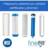 Finefilt - Kit Completo De Repuestos Para Osmosis Inversa 50 A 100 Gal