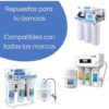 Finefilt - Kit Repuestos Osmosis Inversa 7 Pasos Con Uv Y Alcalino