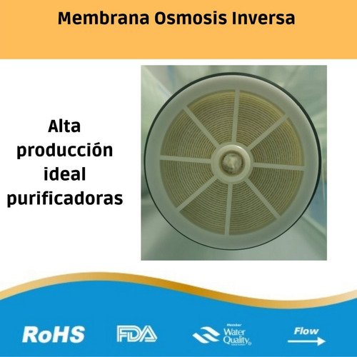 Finefilt - Membrana Osmosis Inversa 4x40 2600gpd Ultra Baja Presión