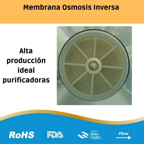 Finefilt - Membrana Osmosis Inversa 4x40 Baja Presión Alta Producción Color Ulp 4040