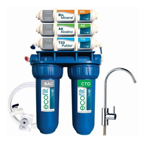 Finefilt - Filtro Agua Purificador Agua Ecofilt Alcalino Mineralizador