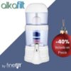 Finefilt - | Alkafilt Filtro De Agua Purificador Gravedad Alcalino Mineralizador Color Blanco