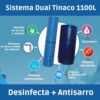 Finefilt - Antisarro Y Desinfectante Tinaco  Sistema Dual (450-1100 L)