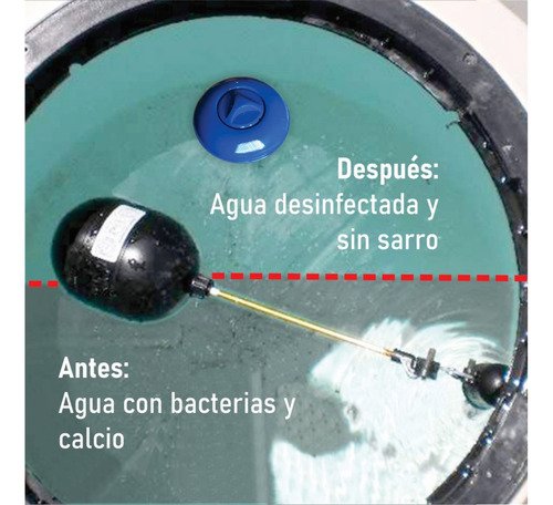 Finefilt - Anti Sarro Dual Grande Polifosfato Flotante Tinaco Limpio