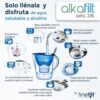 Finefilt - Jarra Purificadora Filtro Agua Potable Alcalina Casa 2.8 L