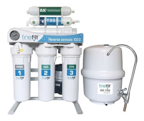 Finefilt - Osmosis Inversa 100g 6 Etapas Función Alcalina Regulable