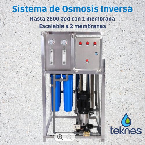Finefilt - Módulo Completo Osmosis Inversa 2600g P/planta Purificadora