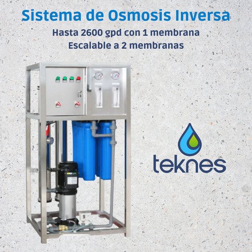 Finefilt - Módulo Completo Osmosis Inversa 2600g P/planta Purificadora