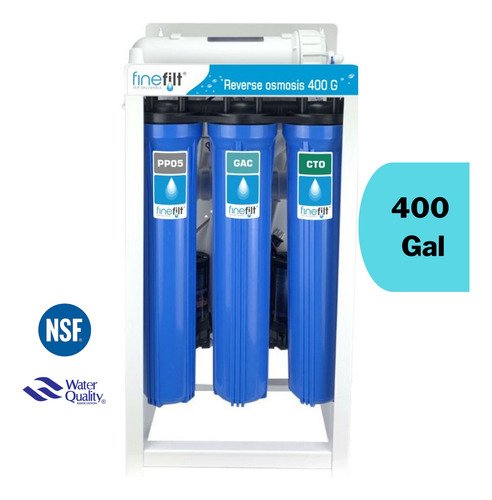 Finefilt - Sistema De Osmosis Inversa - 400g Jumbo - Sin Tanque