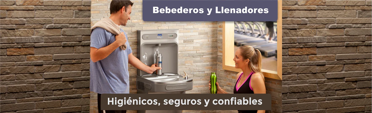 Elkay - Bebedero Agua Dos Estaciones Enfriamiento 2 Niveles