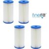 K-4510-PL25-4P_1 Finefilt - 4 Cartuchos Filtros De Agua 4.5x10 Plisado Lavable