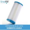 K-4510-PL25-4P_2 Finefilt - 4 Cartuchos Filtros De Agua 4.5x10 Plisado Lavable