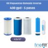 Finefilt - Repuestos Para Filtro De Agua Osmosis Inversa De 400gpd