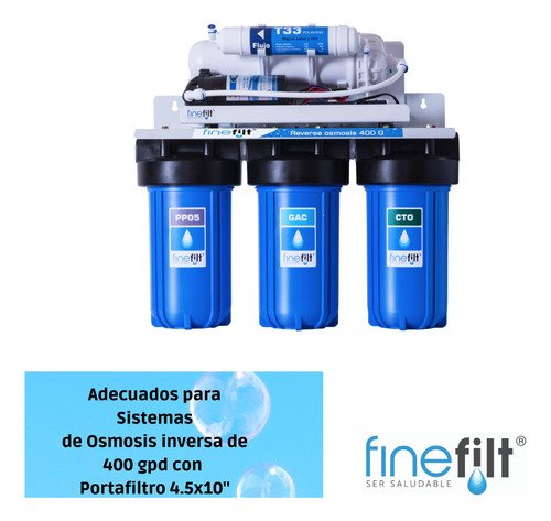 Finefilt - Repuestos Para Filtro De Agua Osmosis Inversa De 400gpd