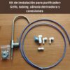 Welltek - Grifo Y Kit Completo Purificador Bajo Tarja Con Conexiones