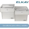 Elkay - Bebedero Agua Dos Estaciones Enfriamiento 2 Niveles