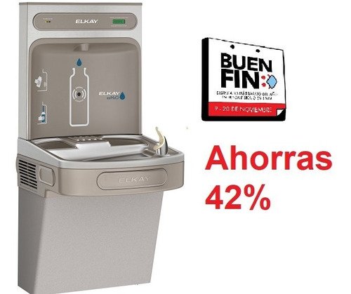 Elkay - Bebedero Llenador Handsfree Filtro Buenfin 42% Desc