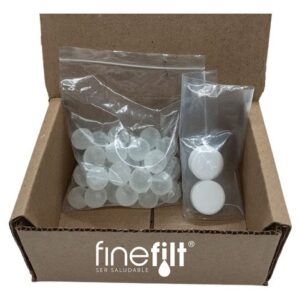 Finefilt - Perlas Polifosfatos Y Desinfectante Repuesto Dispensador