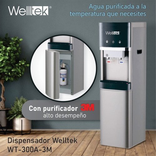 Welltek - Dispensador Y Filtro De Agua Fría Y Caliente Ideal Oficinas