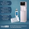 Welltek - Dispensador De Agua Fría Y Caliente Para Conectarle Filtro