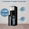 Welltek - | 420H | Dispensador De agua fría y caliente Garrafón Oculto Enfriador Despachador