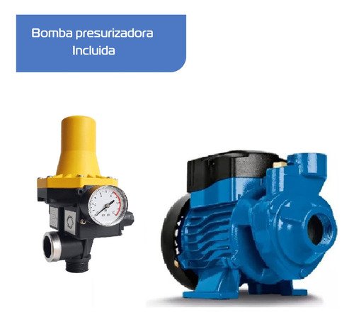 Welltek - Bebedero Escuelas Uso Rudo 3 Tomas Filtro 3m Certificado Color Gris